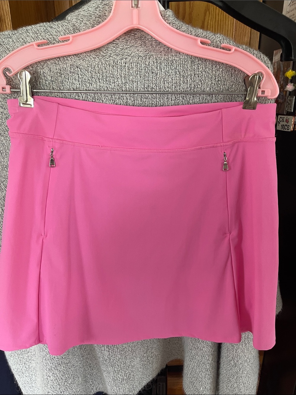 Ralph Lauren RLX A-Line Pull On Skort Pink Women Size Medium